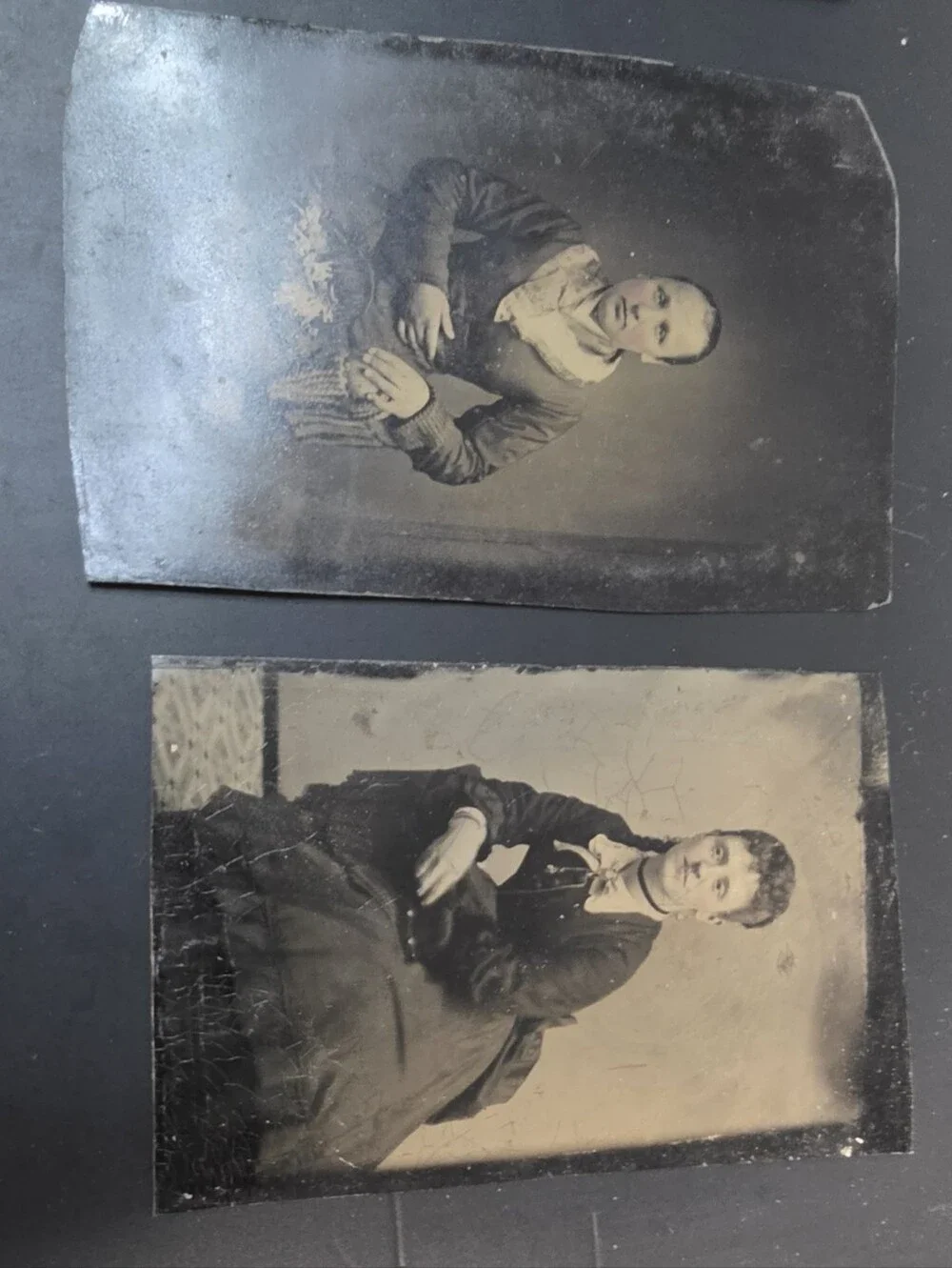 Tin Type Photos set three